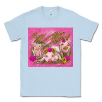 Dusty Blue pigs Classic Tee - TumblerDesignByShophia