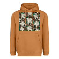 Meerkat white Scottish calf Heavyweight Hoodie - BarkalooDesign