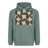 Sage white Scottish calf Heavyweight Hoodie - BarkalooDesign