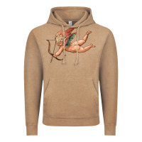 Vintage Coffee cupid olivia Vintage Hoodie - OliviaCreatesArt