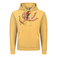 Vintage Mustard cupid olivia Vintage Hoodie - OliviaCreatesArt