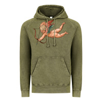 Vintage Olive cupid olivia Vintage Hoodie - OliviaCreatesArt