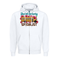 White student delivery specialist school bus Zipper Hoodie - Artiststas