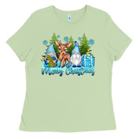 Matcha merry christmas gnomes Ladies Tee - texasbilliewilder