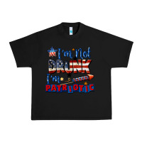 Black I'm not drunk i'm patriotic 4th of july Urban Heavy Tee - CowGirlArtShop