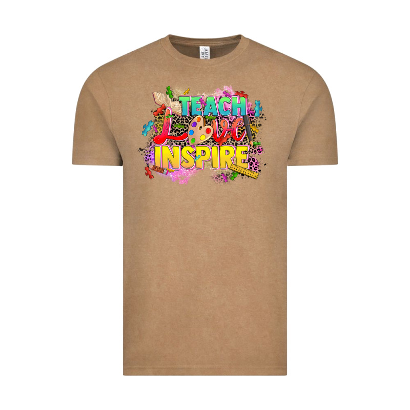 Teach Love Inspire Vintage Tee by CowGirlArtShop | Teevron