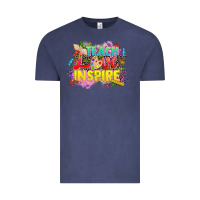 Vintage Denim teach love inspire Vintage Tee - CowGirlArtShop