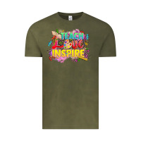 Vintage Olive teach love inspire Vintage Tee - CowGirlArtShop