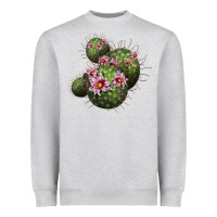 Heather Grey arizona fishhook cacti Heavyweight Sweatshirt - LillyAllenDesigns