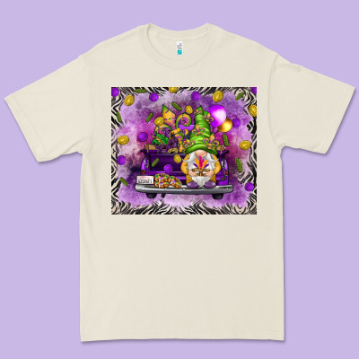 Mardi Gras Gnome On The Truck Premium Tee Designed By Nancycooperartshop
