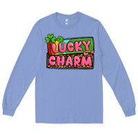 Colony Blue St. Patrick's lucky charm Long Sleeve Tee - OliviaCreatesArt