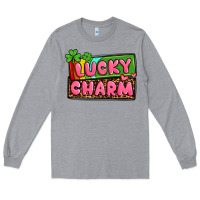 Heather Grey St. Patrick's lucky charm Long Sleeve Tee - OliviaCreatesArt