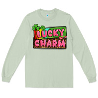 Matcha St. Patrick's lucky charm Long Sleeve Tee - OliviaCreatesArt