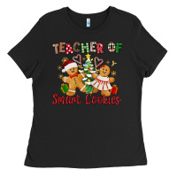 Black Teacher of smart cookies Ladies Tee - texasbilliewilder
