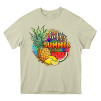 Mossy hello summer pineapple Heavy Core Tee - JahusDesignShop