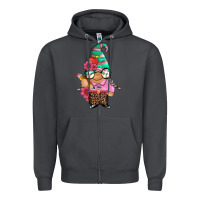 Smoke teacher gnome Zipper Hoodie - Artiststas
