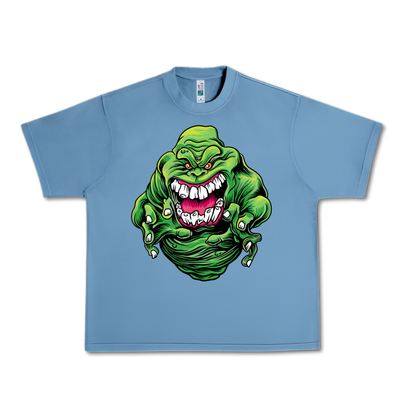 Halloween Green Slimer Ghost Urban Heavy Tee by longCreatives | Teevron