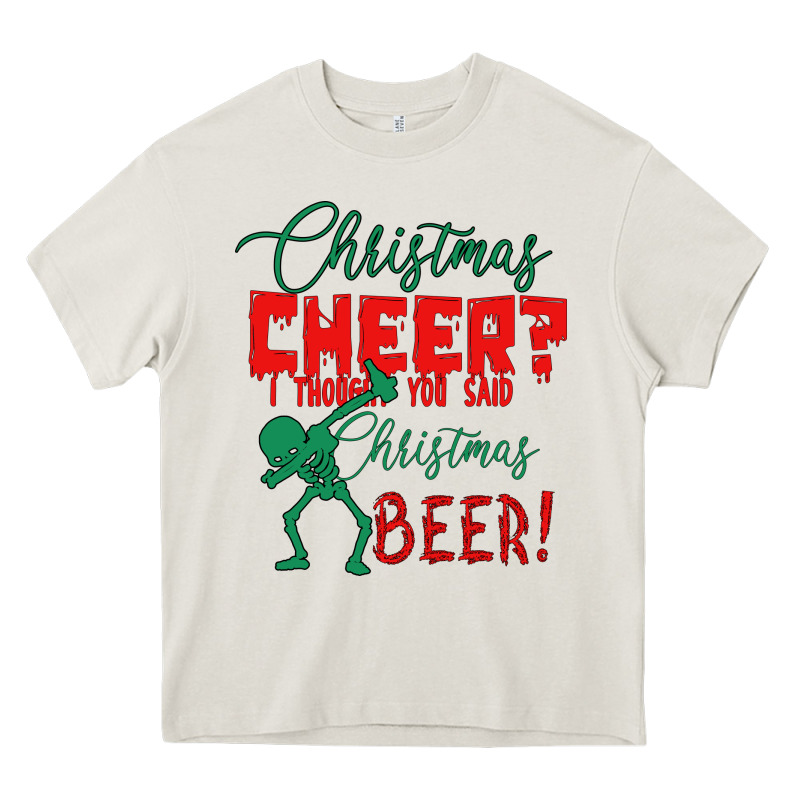 Christmas Cheer I Thought You Said Christmas Beer Heavy Core Tee by Bettercallsaul | Teevron