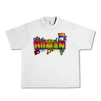 Lunar Rock We are all human Urban Heavy Tee - CowGirlArtShop