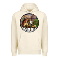 Tofu elk buck deer christmas Premium Hoodie - LillyAllenDesigns