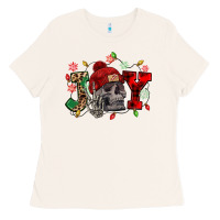Christmas Joy Skeleton Ladies Tee | Teevron