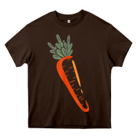 Chocolate Brown big carrot costume cute easy vegetable halloween gift Heavy Core Tee - longCreatives