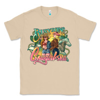 Mushroom Busy doing Cowgirl shit Classic Tee - HowdyJamesFarm