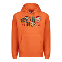 Carrot Hohoho Christmas Cows Premium Hoodie - RanaPortraitStore
