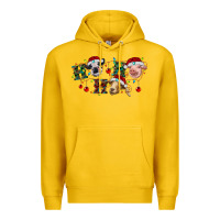 Lemon Hohoho Christmas Cows Premium Hoodie - RanaPortraitStore