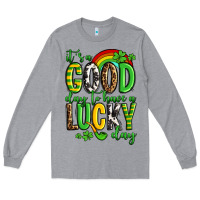 Heather Grey St. Patrick's It's a good day to have a lucky day Long Sleeve Tee - OliviaCreatesArt