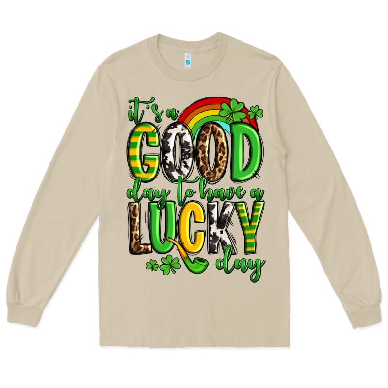 St. Patrick's It's A Good Day To Have A Lucky Day Long Sleeve Tee by OliviaCreatesArt | Teevron