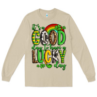 Mushroom St. Patrick's It's a good day to have a lucky day Long Sleeve Tee - OliviaCreatesArt