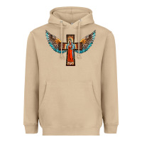 Mushroom our lady of guadalupe cross with wings Heavyweight Hoodie - BarkalooDesign