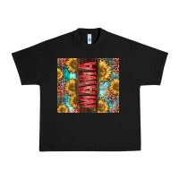 Black Mama Sunflower Urban Heavy Tee - CowGirlArtShop