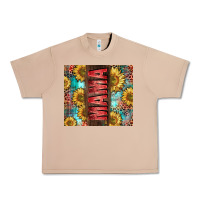 Burro Mama Sunflower Urban Heavy Tee - CowGirlArtShop
