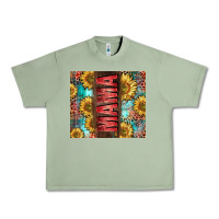 Oil Green Mama Sunflower Urban Heavy Tee - CowGirlArtShop