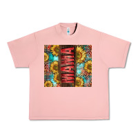 Salmon Mama Sunflower Urban Heavy Tee - CowGirlArtShop