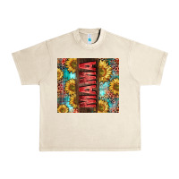 Sandshell Mama Sunflower Urban Heavy Tee - CowGirlArtShop