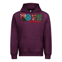Mauve Wine love christmas Urban Hoodie - AdoDesignShop