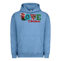 Pigment Pebble Blue love christmas Urban Hoodie - AdoDesignShop