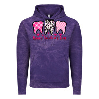 Cloud Purple happy valentines day dentist Vintage Hoodie - OliviaCreatesArt