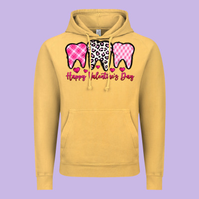 Happy Valentines Day Dentist Vintage Hoodie Designed By Oliviacreatesart