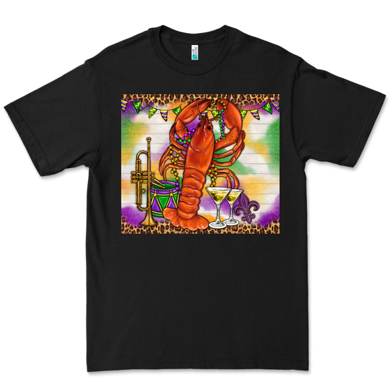 Mardi Gras Crawfish Premium Tee by NancyCooperArtShop | Teevron