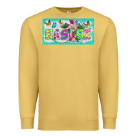 Antique Gold easter cross license plate template Premium Sweatshirt - BarkalooDesign