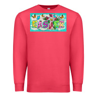 Cardinal easter cross license plate template Premium Sweatshirt - BarkalooDesign