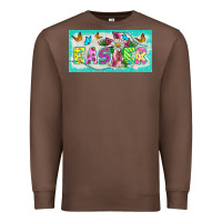 Chestnut easter cross license plate template Premium Sweatshirt - BarkalooDesign