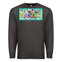 Smoke easter cross license plate template Premium Sweatshirt - BarkalooDesign