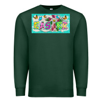 Sports Green easter cross license plate template Premium Sweatshirt - BarkalooDesign