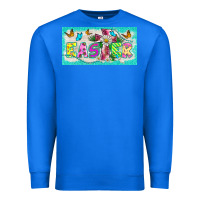 True Royal easter cross license plate template Premium Sweatshirt - BarkalooDesign