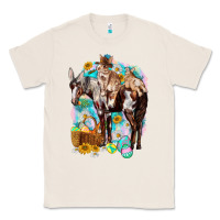 Natural Happy Easter Day Rodeo Classic Tee - HowdyJamesFarm